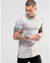 T-shirt à col rond gris Asos