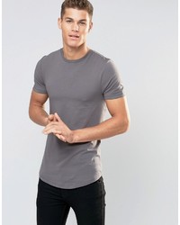 T-shirt à col rond gris Asos