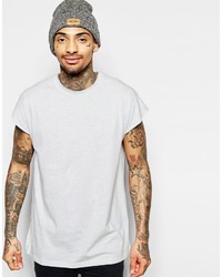 T-shirt à col rond gris Asos