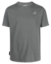 T-shirt à col rond gris AUTRY
