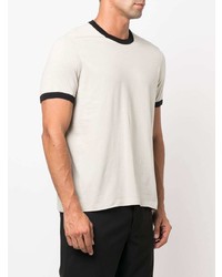 T-shirt à col rond gris Rick Owens