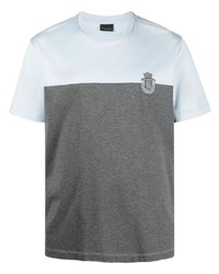 T-shirt à col rond gris Billionaire