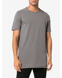 T-shirt à col rond gris Rick Owens DRKSHDW