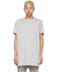 T-shirt à col rond gris Boris Bidjan Saberi