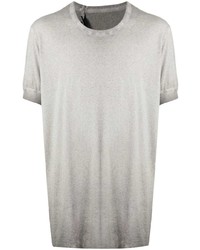 T-shirt à col rond gris Boris Bidjan Saberi