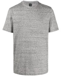 T-shirt à col rond gris BOSS HUGO BOSS
