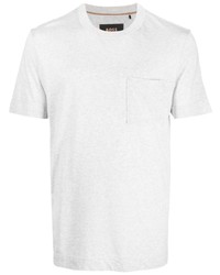 T-shirt à col rond gris BOSS