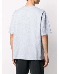 T-shirt à col rond gris Acne Studios