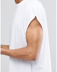 T-shirt à col rond gris Asos