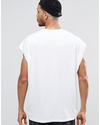 T-shirt à col rond gris Asos