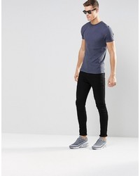 T-shirt à col rond gris Asos