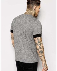 T-shirt à col rond gris Asos