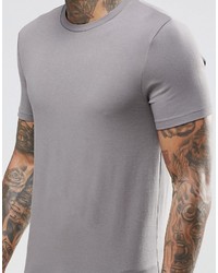 T-shirt à col rond gris Asos