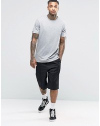 T-shirt à col rond gris Asos