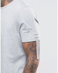 T-shirt à col rond gris Asos