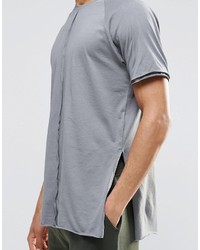 T-shirt à col rond gris Asos