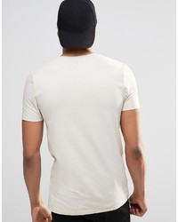 T-shirt à col rond gris Asos