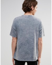 T-shirt à col rond gris Asos