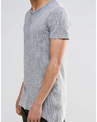 T-shirt à col rond gris Asos