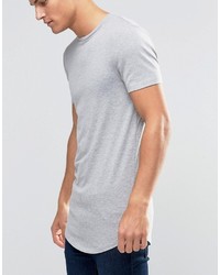 T-shirt à col rond gris Asos