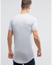 T-shirt à col rond gris Asos