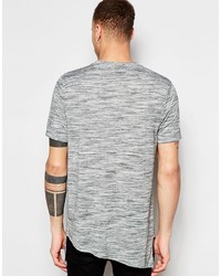 T-shirt à col rond gris Asos