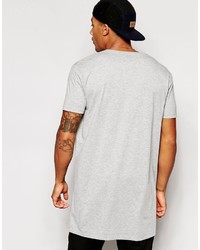 T-shirt à col rond gris Asos