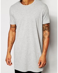 T-shirt à col rond gris Asos