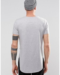 T-shirt à col rond gris Asos