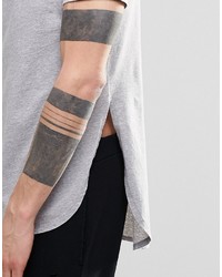 T-shirt à col rond gris Asos