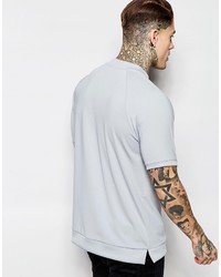 T-shirt à col rond gris Asos