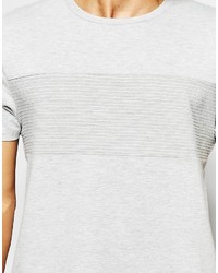 T-shirt à col rond gris Asos