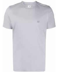 T-shirt à col rond gris C.P. Company