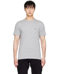 T-shirt à col rond gris C.P. Company