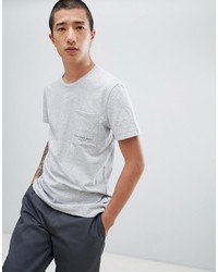 T-shirt à col rond gris Calvin Klein Jeans