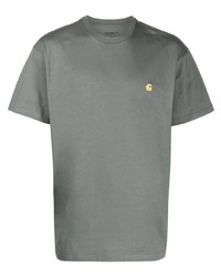 T-shirt à col rond gris Carhartt WIP