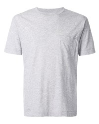 T-shirt à col rond gris Cerruti 1881