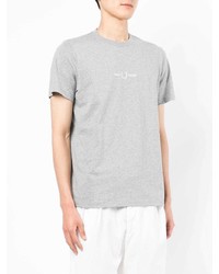 T-shirt à col rond gris Fred Perry