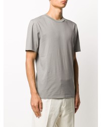 T-shirt à col rond gris Maison Margiela