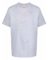T-shirt à col rond gris Corelate