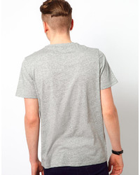 T-shirt à col rond gris Fred Perry