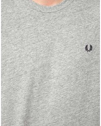 T-shirt à col rond gris Fred Perry