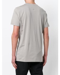 T-shirt à col rond gris Low Brand