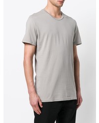 T-shirt à col rond gris Low Brand