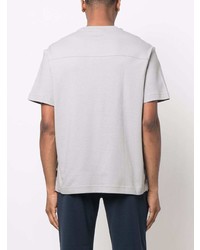 T-shirt à col rond gris Calvin Klein