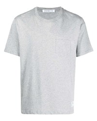 T-shirt à col rond gris Department 5