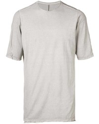 T-shirt à col rond gris Devoa