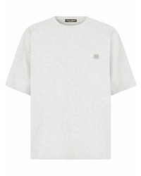 T-shirt à col rond gris Dolce & Gabbana