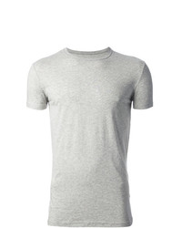 T-shirt à col rond gris DSQUARED2