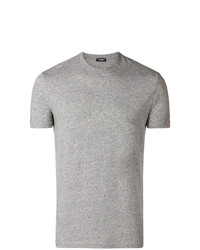 T-shirt à col rond gris DSQUARED2